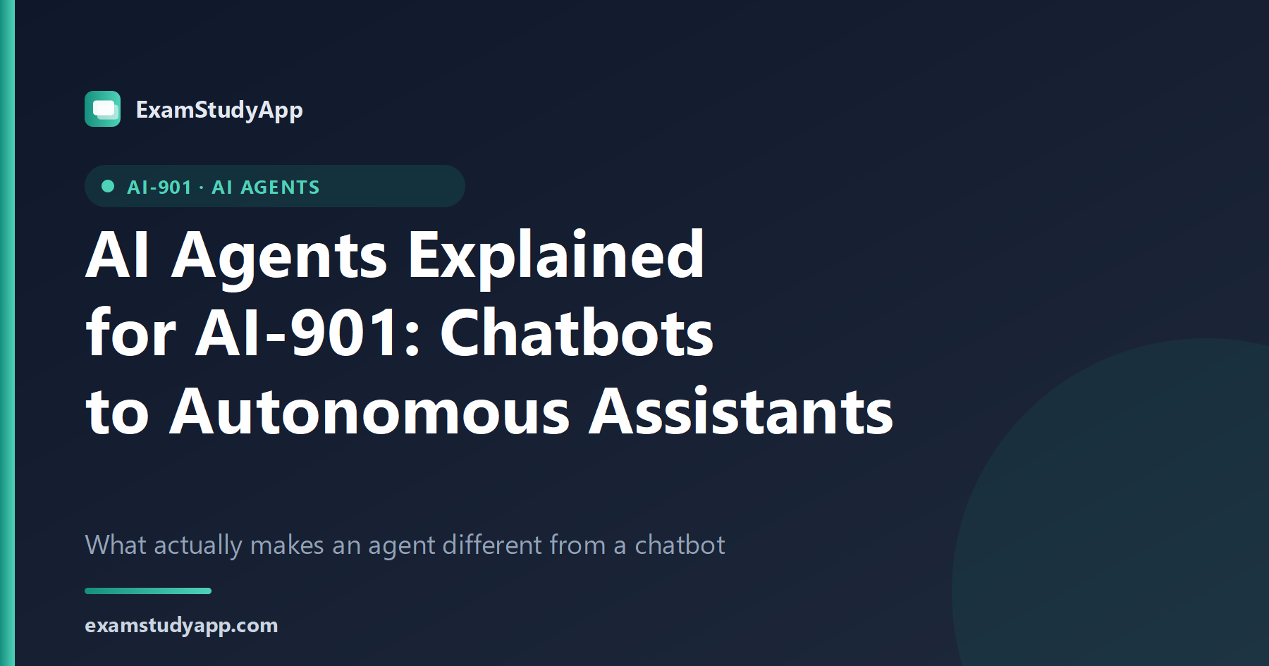 AI Agents Explained for AI-901: From Chatbots to Autonomous Assistants