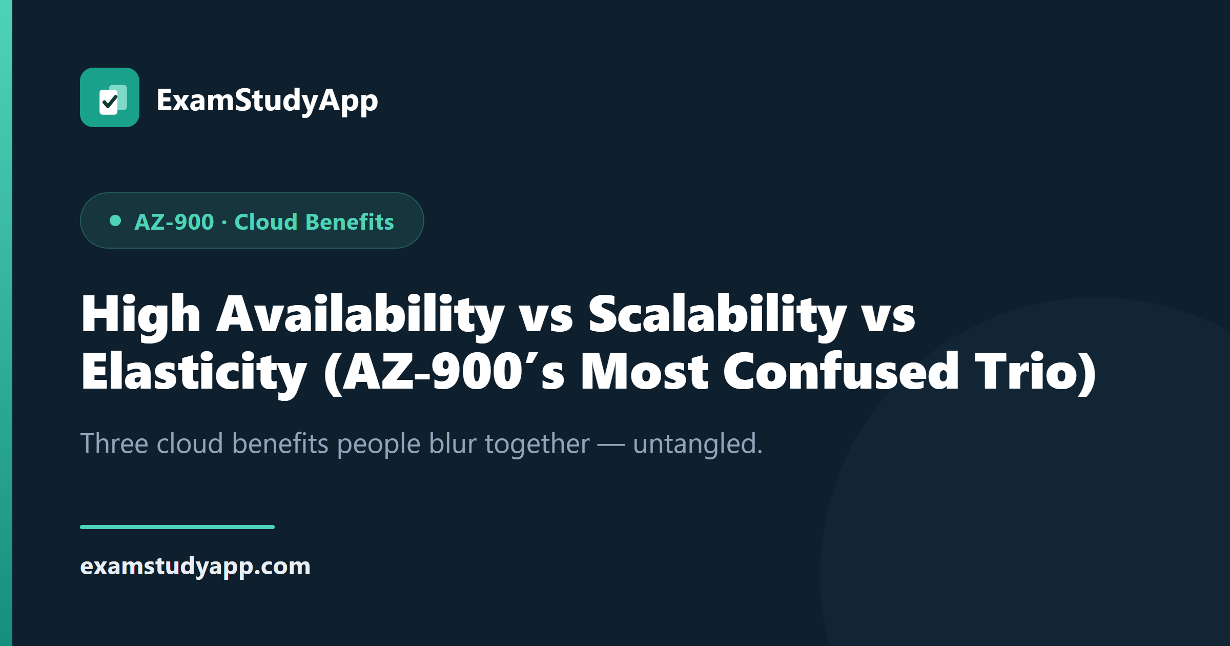 High Availability vs Scalability vs Elasticity (AZ-900’s Most Confused Trio)